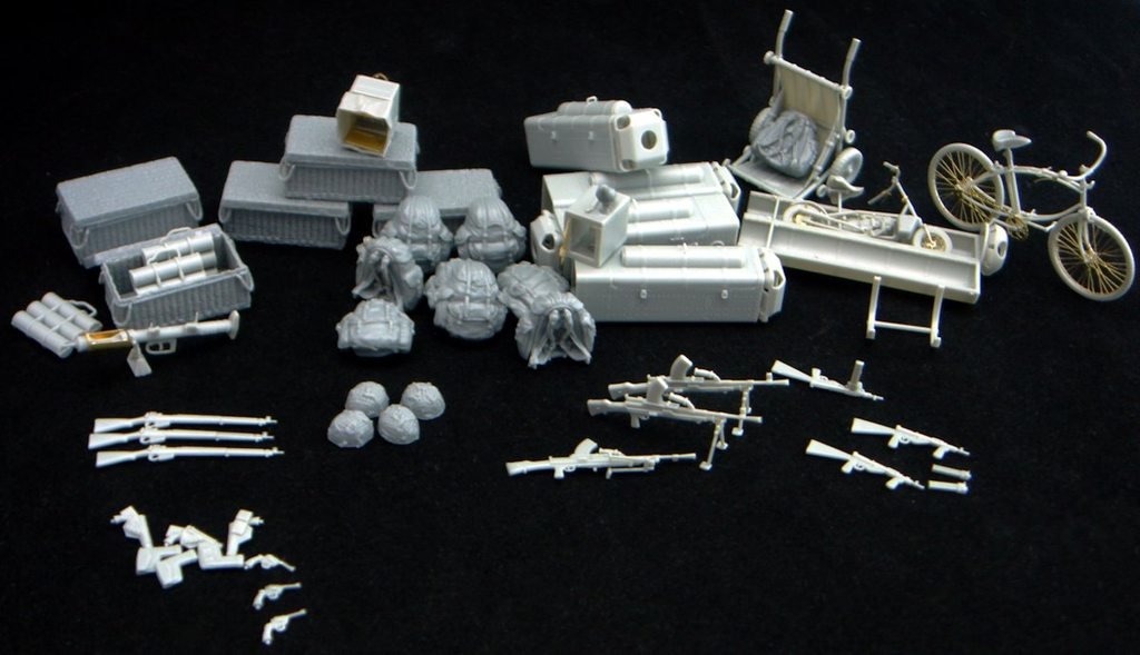 Ensemble d&amp;#39;équipement d&amp;#39;armes aéroportées britanniques Bronco AB3567 de la Seconde Guerre mondiale (1/35) – image 2