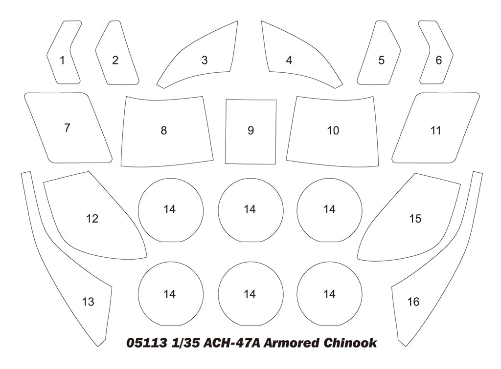 Trumpeter 05113 ACH-47A Armored Chinook 1/35 – imagen 3