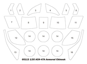 Trumpeter 05113 ACH-47A Armored Chinook 1/35 – imagen 3