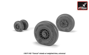 Armory Models AW48327 F-14D Tomcat late type wheels w/ weighted tires 1/48 – imagen 4
