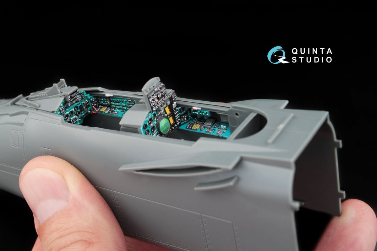 Quinta Studio QD48027 MiG-31B 3D-Printed &amp;amp; coloured Interior on decal paper (for AMK kit) 1/48 – immagine 7
