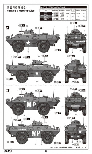 Trumpeter 07439 M706 Commando Armored Car in Vietnam 1/72 – imagen 5