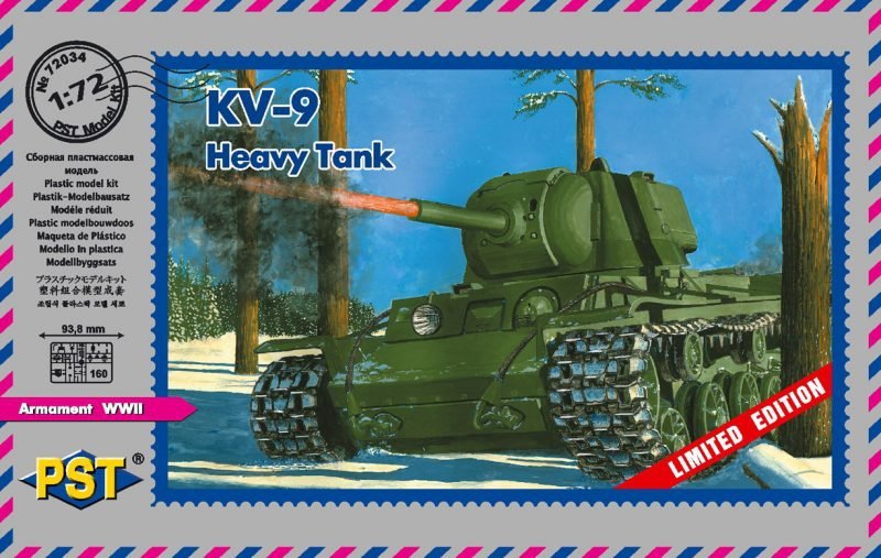 PST 72034 KV-9 Char lourd 1/72