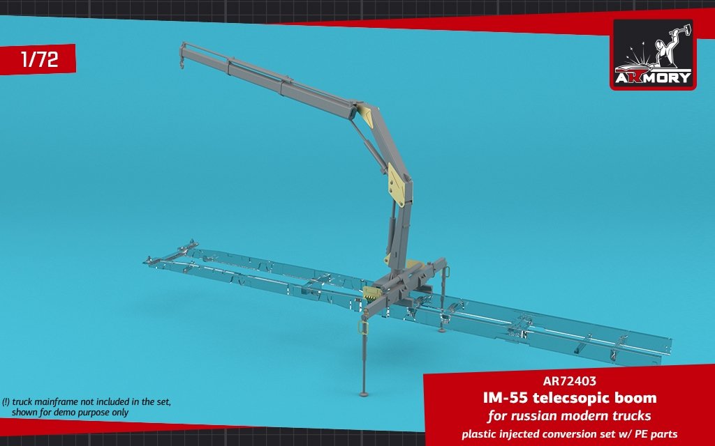 Armory Models 72403 IM-55 telecsopic boom, for russian modern trucks 1/72 – imagen 7