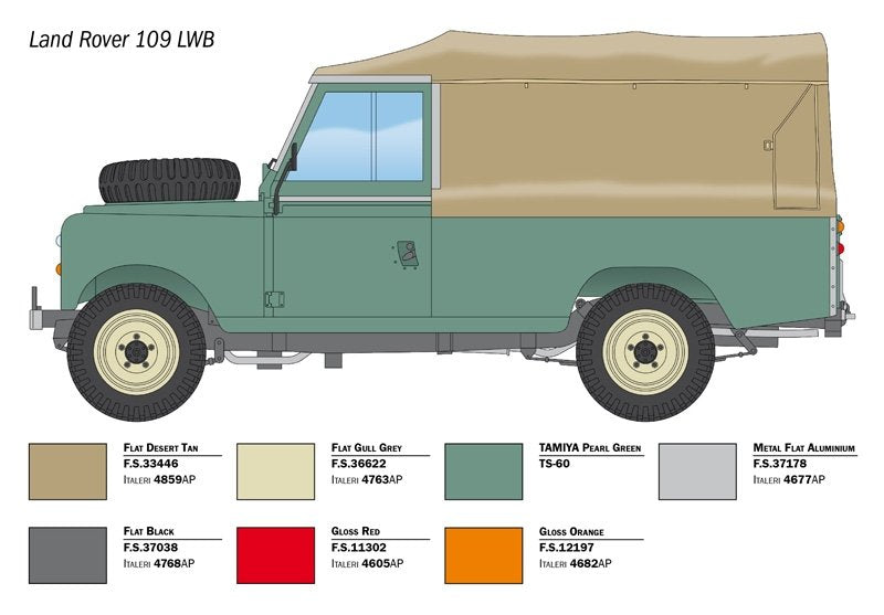 Italeri 3665 Land Rover 109 LWB 1/24 – imagen 8