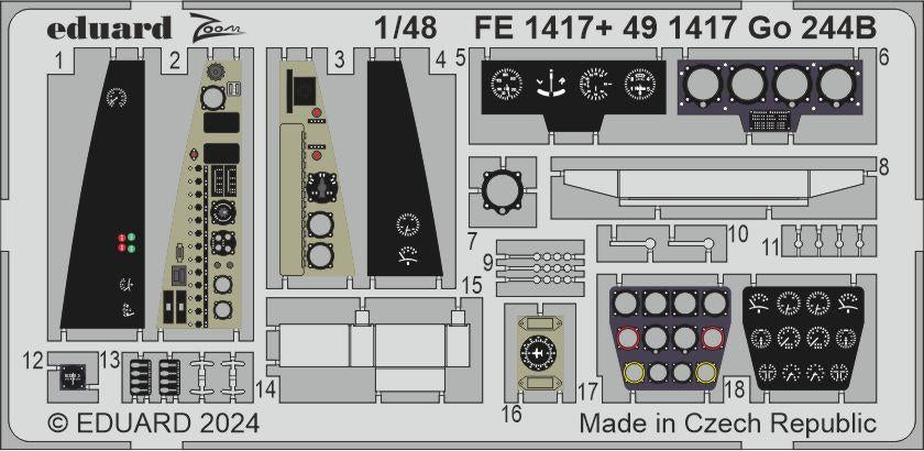 Eduard BIG49404 Go 244B ICM 1/48 – immagine 8