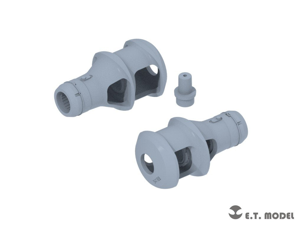 ET Model P35-303 WWII Allemand 75mm KwK/Pak40 Frein de bouche Type 3 (Impression 3D) 1/35 – image 2