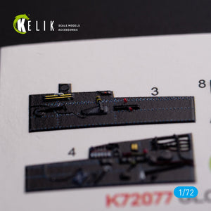KELIK K72077 Gloster Meteor F.8 interior 3D decals for Airfix kit 1/72 – immagine 6