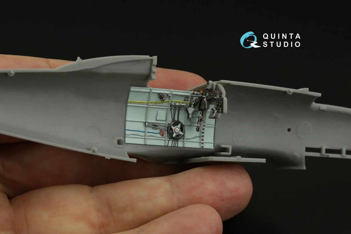 Quinta Studio QD48389 Macchi C.202 Folgore Early 3D-Printed &amp;amp; coloured Interior on decal paper (Hasegawa/Eduard) 1/48 – imagen 9