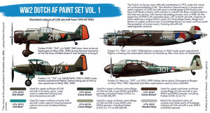 Hataka BS107 WW2 Dutch AF Paint Set Vol. 1 set 6x17 ml – Bild 3