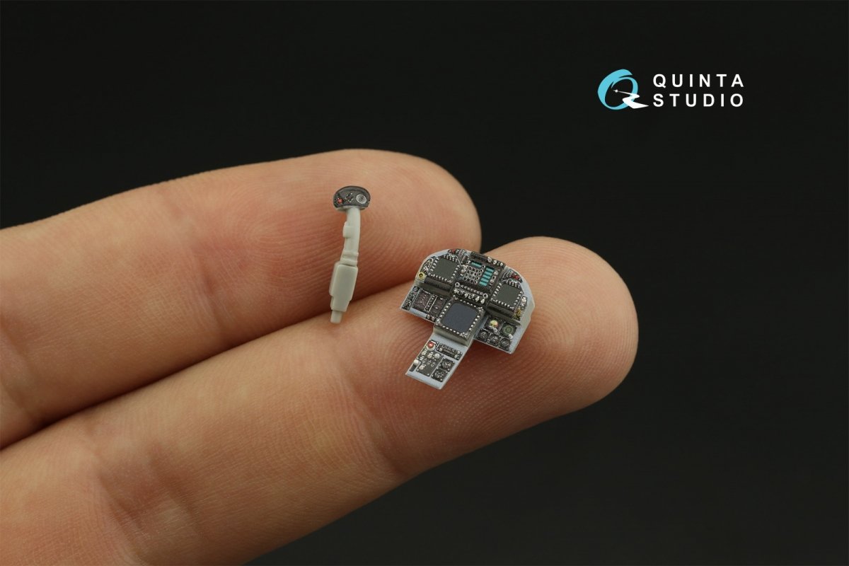 Quinta Studio QDS-48279 F/A-18C early 3D-Printed &amp;amp; coloured Interior on decal paper (HobbyBoss)(Small version) 1/48 – imagen 12