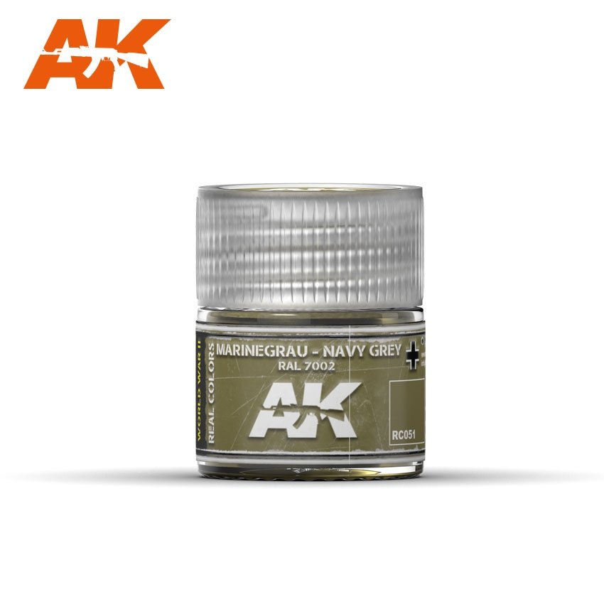 AK Interactive RC051 MARINEGRAU – NAVY GRAY RAL 7002 10ml