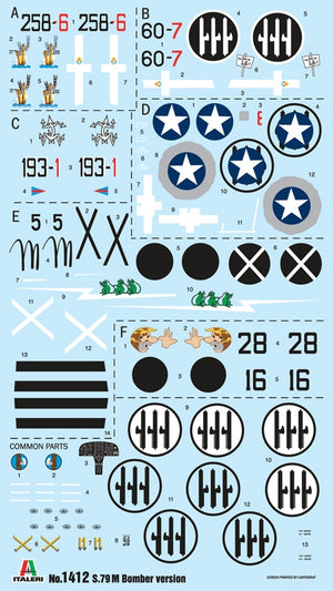 Italeri 1412 S.79 M Sparviero Bomber version 1/72 – imagen 5