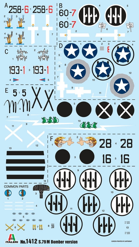 Italeri 1412 S.79 M Sparviero Bomber version 1/72 – imagen 5