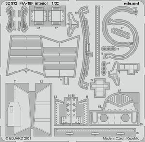 Eduard 32992 F/ A-18F interior REVELL 1/32 – zdjęcie 2