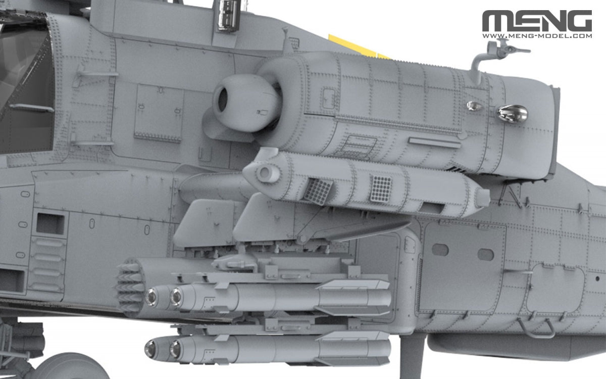 Meng Model QS-004 Boeing AH-64D Apache Longbow Heavy Attack Helicopter 1/35 – imagen 3