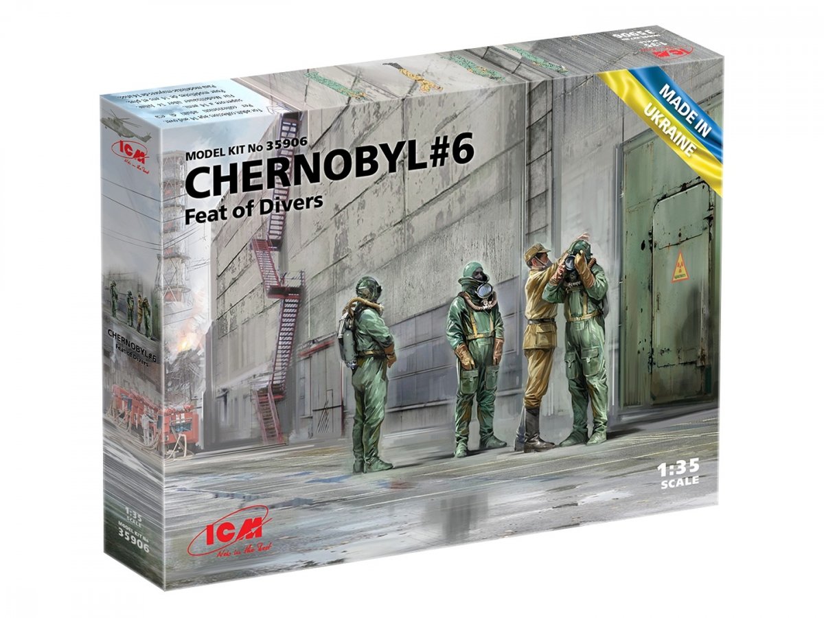 ICM 35906 Chornobyl #6 Feat of Divers 1/35 – immagine 2