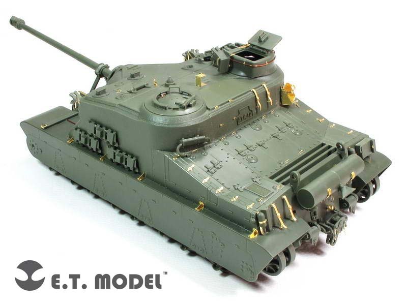 Maquette ET E35-156 Char d&amp;#39;assaut lourd britannique A39 Tortoise de la Seconde Guerre mondiale (pour Meng TS-002) (1/35) – image 5