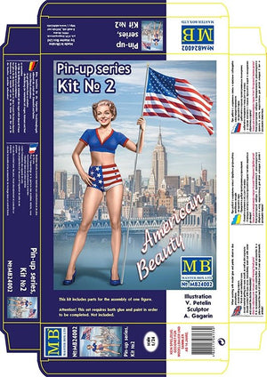 Master Box 24002 Pin-up series Kit No. 2 Betty 1/24 – zdjęcie 3