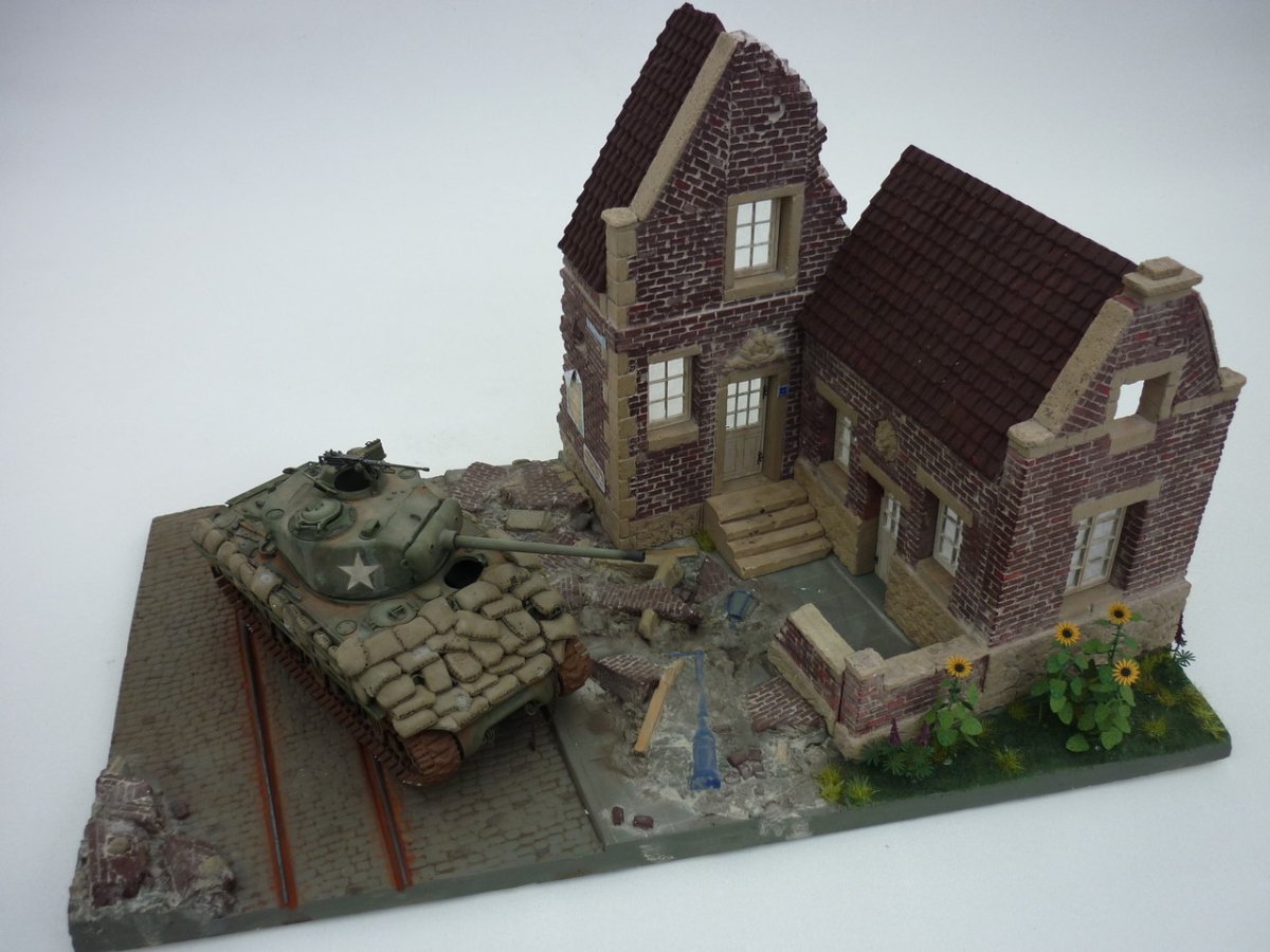 RT-Diorama 35193 Diorama-Base: &amp;quot;Arnheim 1944&amp;quot; New Version 1/35 – imagen 9