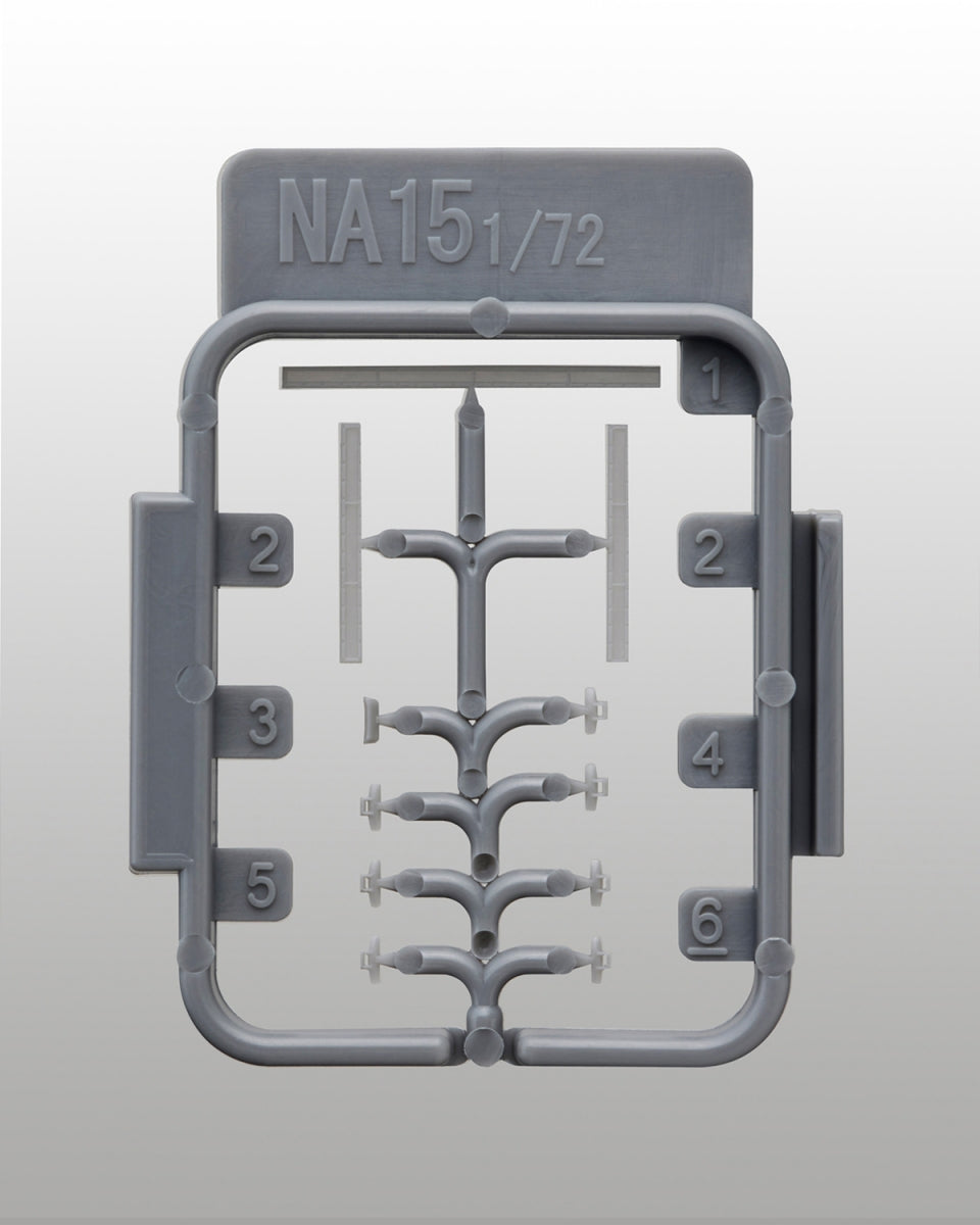 Fine Molds NA15 Rear view mirror and Formation light for Jet fighter 1/72 – immagine 3