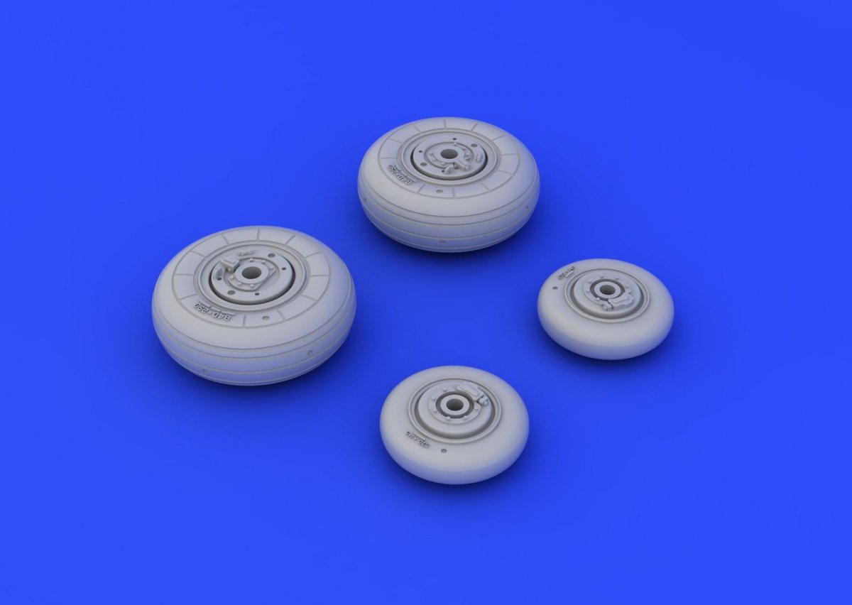 Eduard 672090 MiG-29 wheels 1/72 (TRUMPETER) – imagen 3