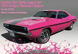 Zero Paints ZP-1372 Panther Pink /Moulin Rouge Paint - 70&amp;#39;s Dodge, Plymouth, Mopar 60ml – imagen 3
