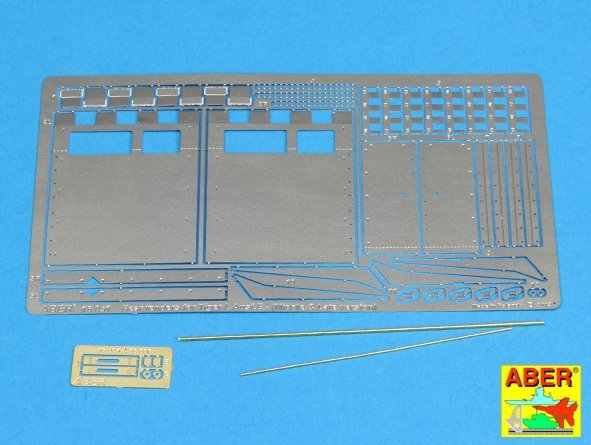 Aber 16051 Garde-boue arrière pour Tiger I, Ausf.E – (version récente) (1/16)