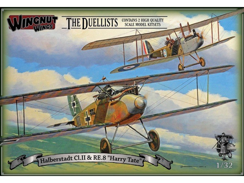 Wingnut Wings 32804 The Duellists Halberstadt Cl.II & RE.8 "Harry Tate" 1/32