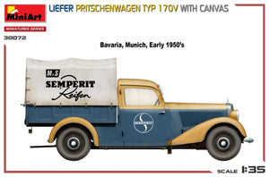 MiniArt 38072 LIEFER PRITSCHENWAGEN TYP 170V WITH CANVAS 1/35 – image 4