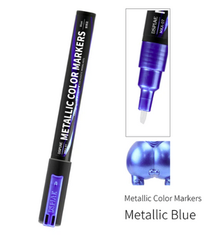 Marqueur de couleur super métallique DSPIAE MKA-07 Bleu