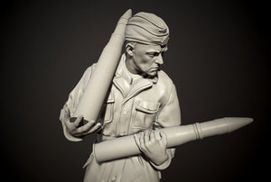 Panzer Art FI35-101 Waffen-SS tanker preparing ammo No.1 1/35 – imagen 2