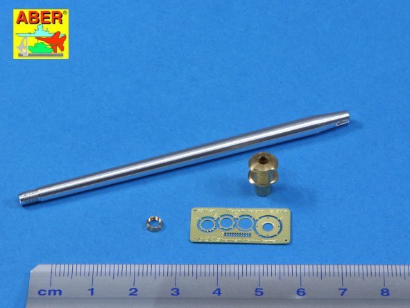 Canon Aber 35L-186 US 76 mm M1A2 avec frein de bouche pour char Sherman M4A3E8 à l&amp;#39;échelle 1/35 – image 3