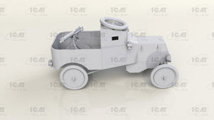 ICM 35670 Model T RNAS Armoured Car with WWI British Tank Crew 1/35 – immagine 9