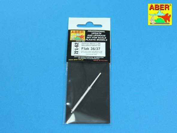 Aber 72L-62 German 88mm L/56 two-piece barrel for Flak 36/37 1/72 – imagen 9