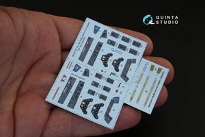 Quinta Studio QD48128 Fw 190 A-8/A-9 (R11) 3D-Printed &amp;amp; coloured Interior on decal paper (for Eduard kit) 1/48 – zdjęcie 2