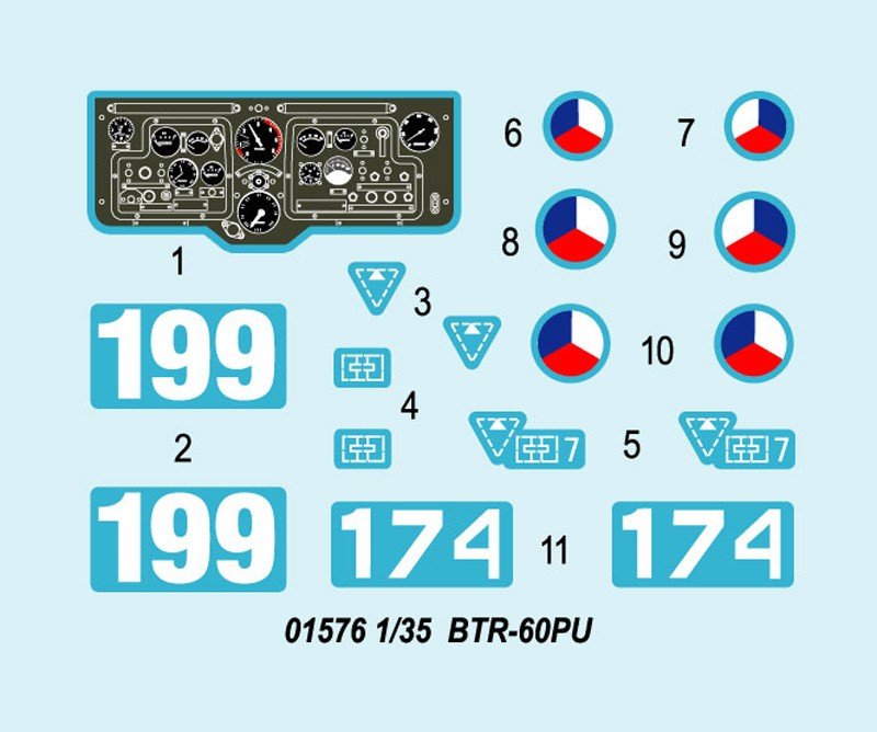 Trumpeter 01576 BTR-60P BTR-60PU 1/35 – Bild 3