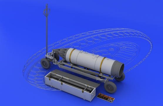 Lance-roquettes Eduard 648046 B-8M1 et chariot de chargement 1/48  – image 6