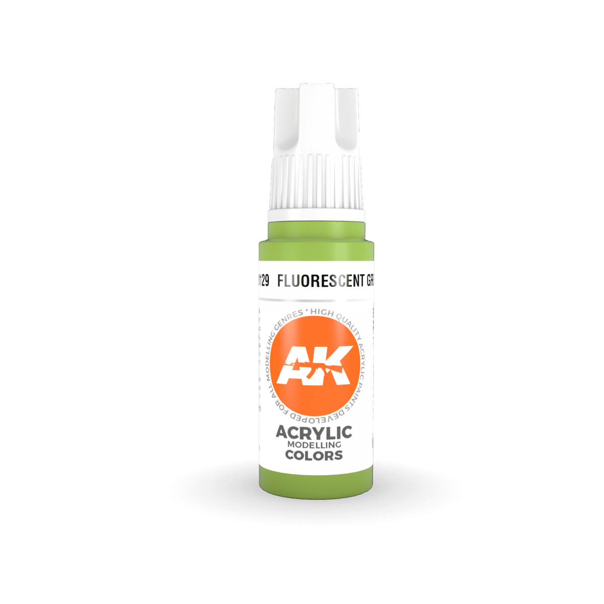 AK Interactive AK11129 FLUORESCENT GREEN – STANDARD 17ml – image 3