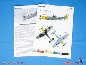 Wingsy Kits D5-10 German WWII Fighter MESSERSCHMITT Bf 109 E-4 1/48 – imagen 11
