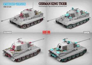 Rye Field Model 5125 German King Tiger Ausf.B Sd.Kfz.182 Henschel Turret 1/35 – Bild 2