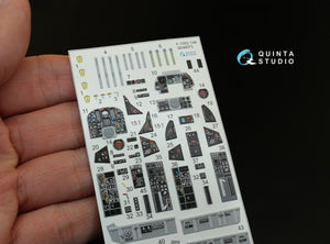Quinta Studio QD48073 F-105G 3D-Printed &amp;amp; coloured Interior on decal paper (for HobbyBoss kit) 1/48 – imagen 5