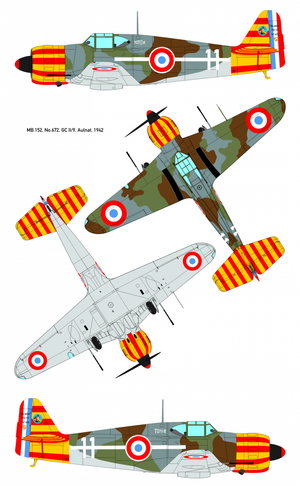 Dora Wings 48019 Bloch MB.152 1/48 – zdjęcie 4