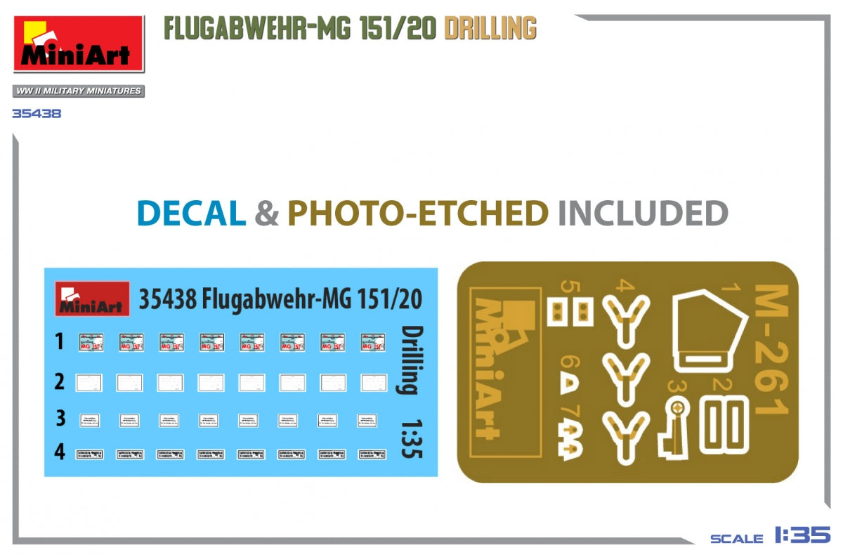 MiniArt 35438 FLUGABWEHR-MG 151/20 DRILLING 1/35 – imagen 2