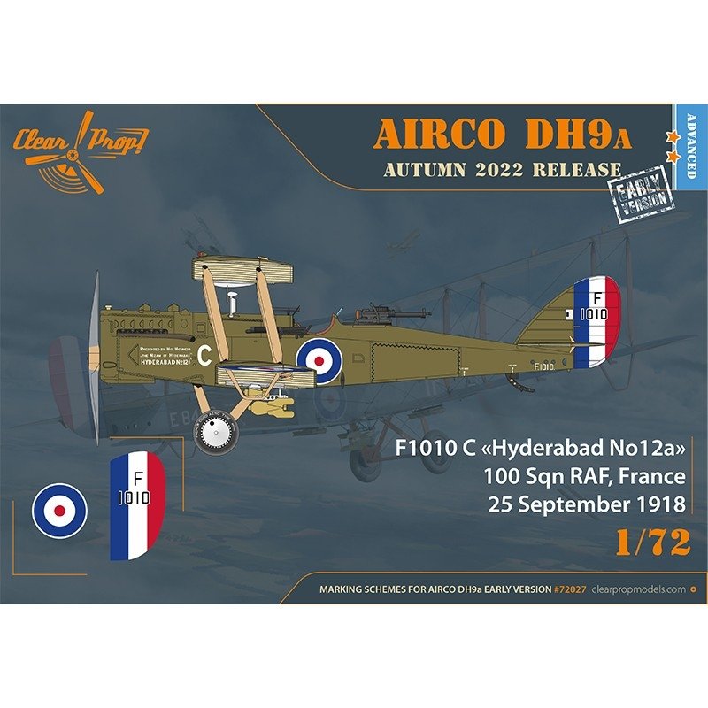 Clear Prop! CP72027 Airco DH.9a (early version) ADVANCED KIT 1/72 – image 14