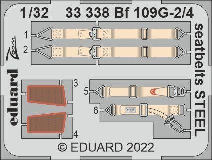 Eduard BIG33148 Bf 109G-2/4 REVELL 1/32 – zdjęcie 2
