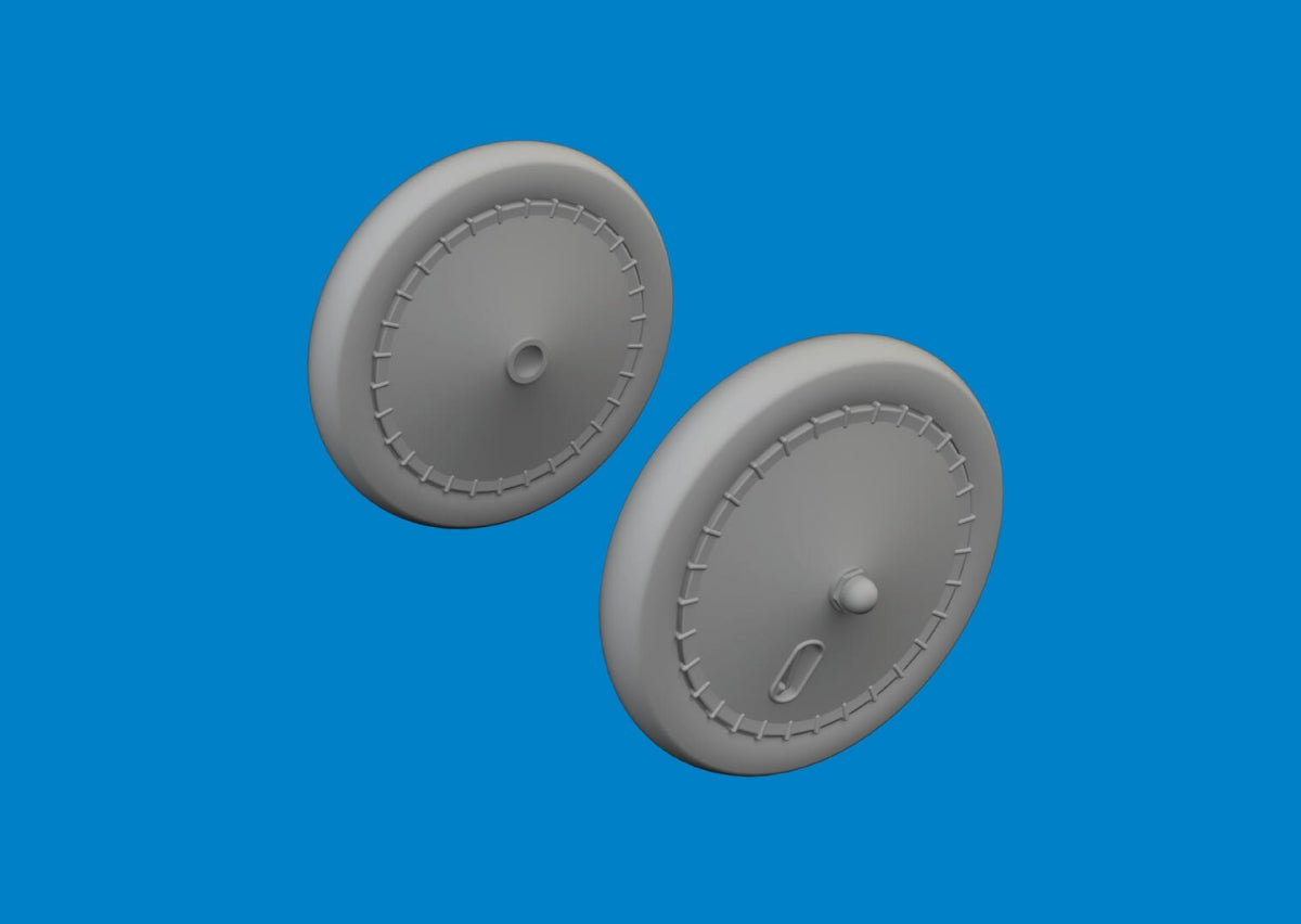 Eduard 6481045 Bulldog wheels AIRFIX 1/48 – imagen 2