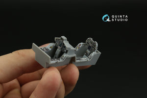 Quinta Studio QDS-48373 F/A-18F late / EA-18G 3D-Printed &amp;amp; coloured Interior on decal paper (Hobby Boss) (small version) 1/48 – imagen 7