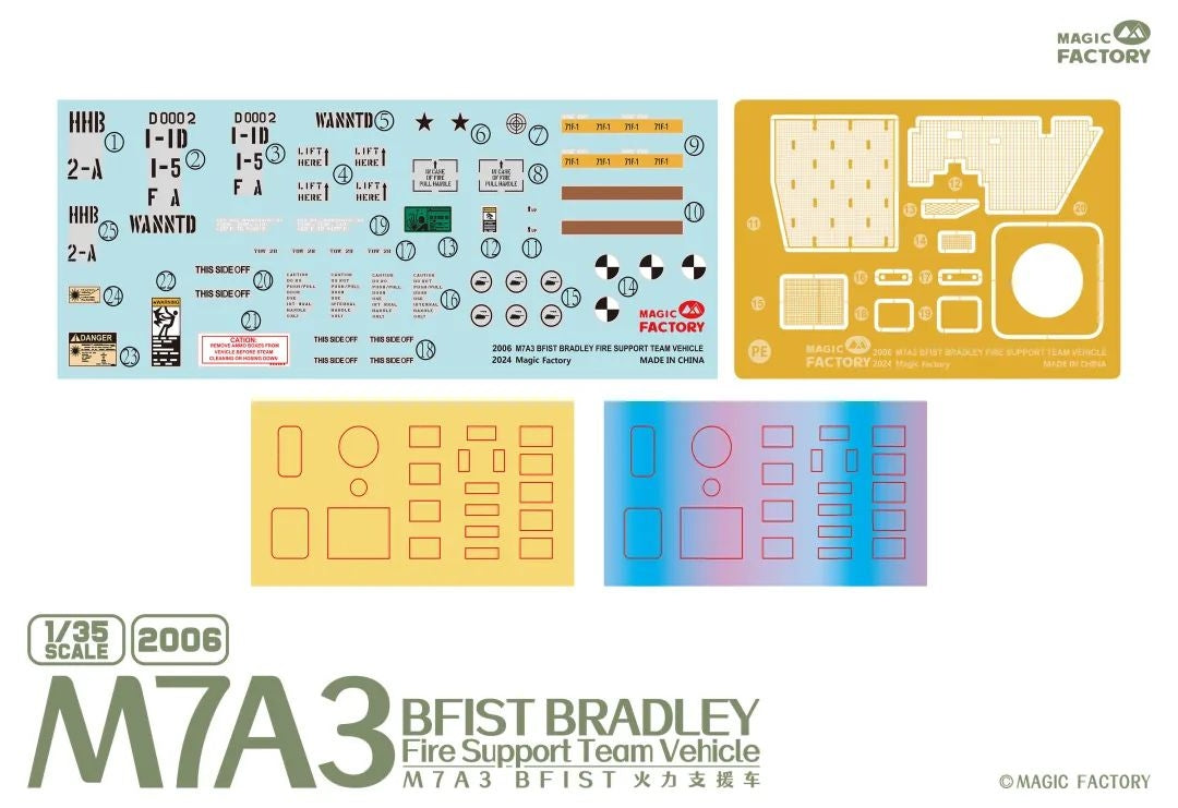 Magic Factory 2006 M7A3 BFIST Bradley Fire Support Team Vehicle 1/35 – Bild 9