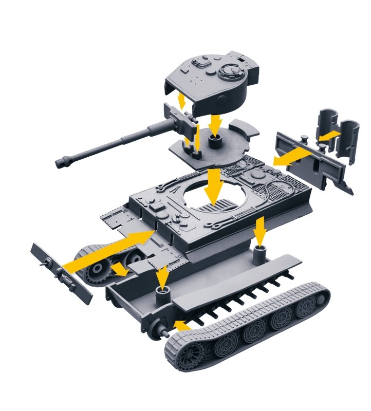 Italeri 34103 TIGER - WoT - Maquette facile à monter au 1/72 – image 2
